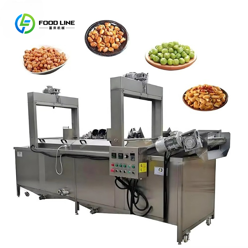 Food Snacks Easy - Maßgeschneiderte, einfach zu bedienende, kontinuierliche Frittiermaschinenlinie