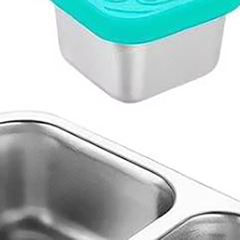 Food Snacks Easy - Edelstahl-Snackbehälter - Auslaufsichere & leicht zu
