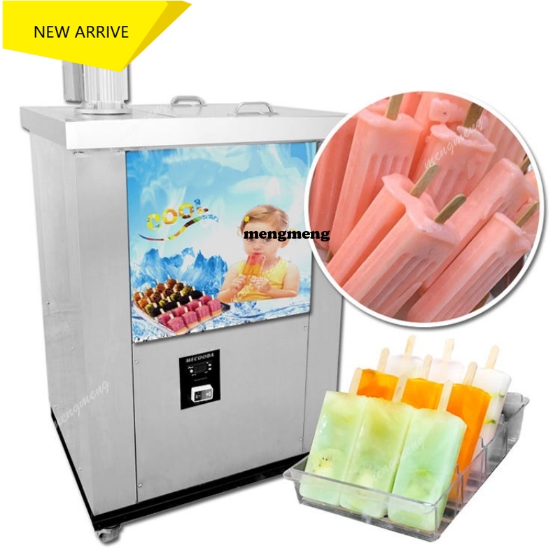 Food Snacks Making Machine - Kommerzielle Edelstahl-Luftkühlungs-Eis am Stiel-Maschine Kleine Eismaschine