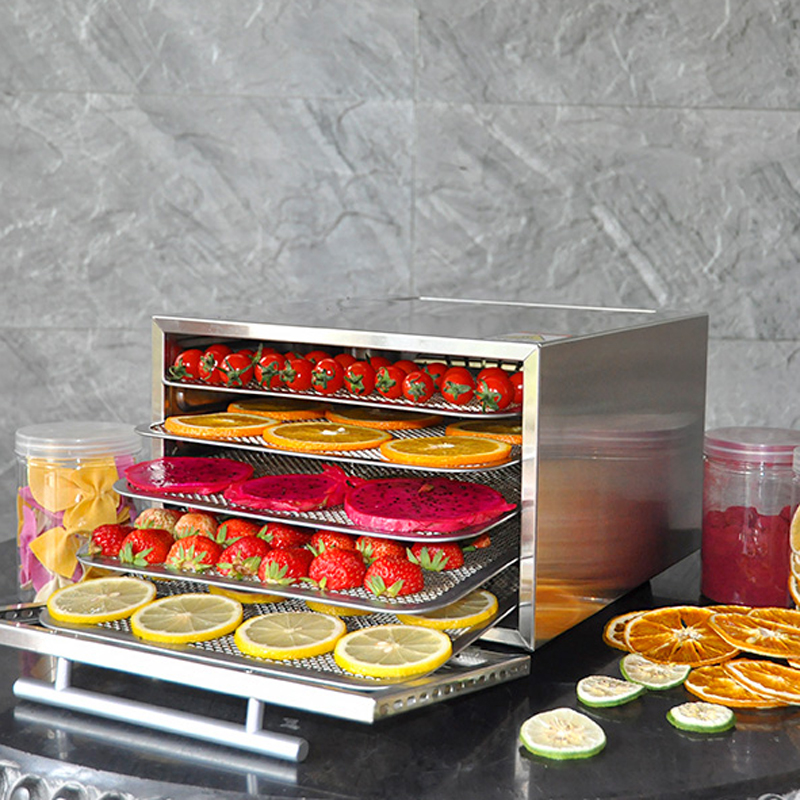Homemade Food Snacks - DBC-05A Lebensmitteltrockner, 5-lagiger Haustiersnack, Obst-Lufttrockner, 400