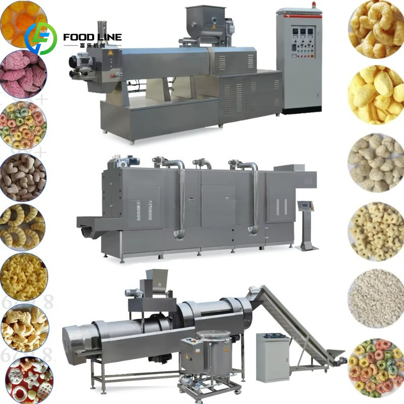 Food Snacks Making Machine - Maßgefertigte Doppelschneckenextruder-Maschine zur Herstellung von Süßmais-Chips