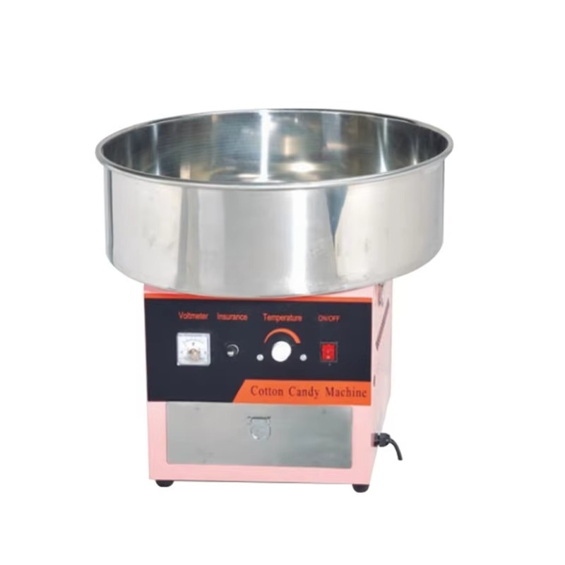 Food Snacks Making Machine - Elektrische kommerzielle Edelstahl-Zuckerwattemaschine Marshmallow Maker Zuckerwatte
