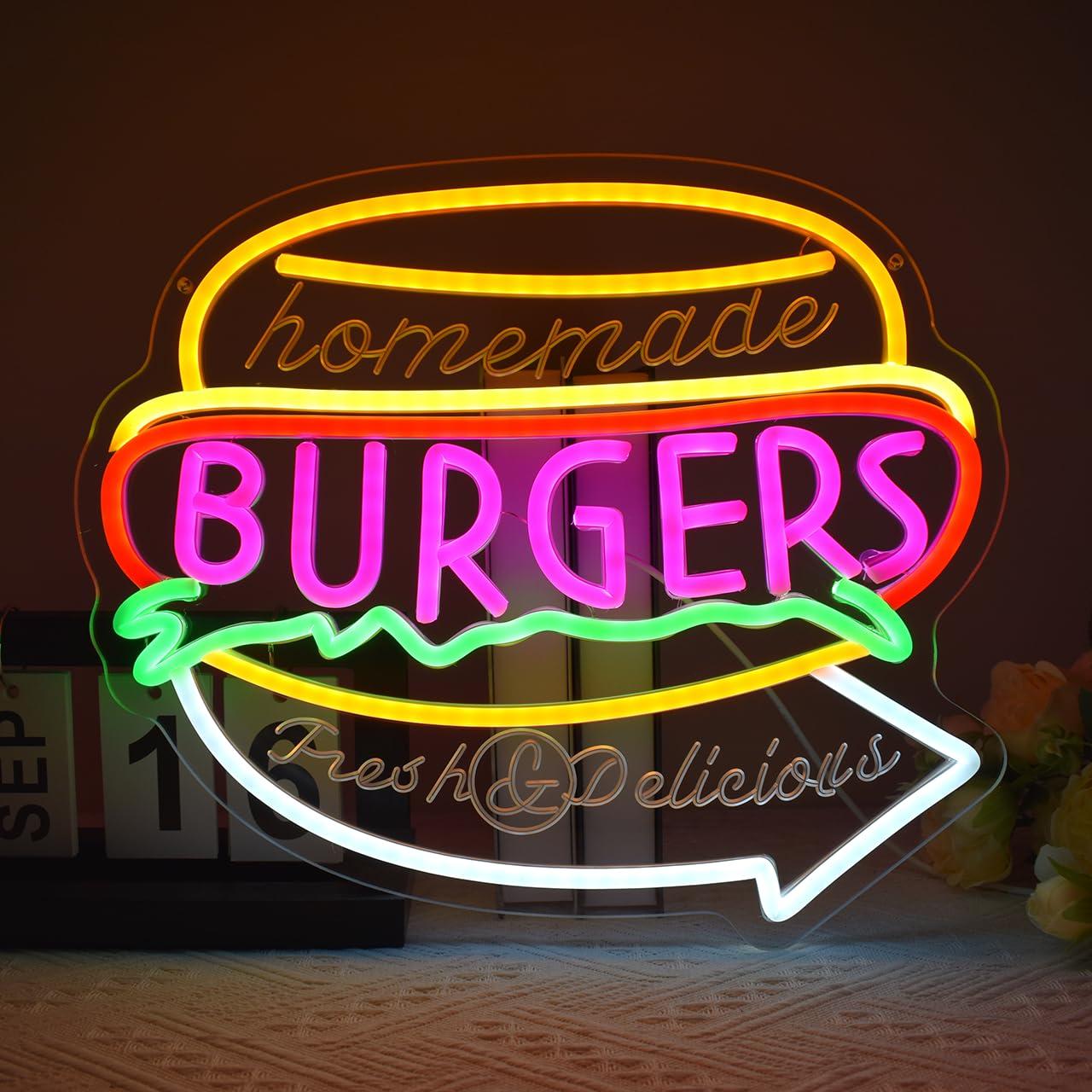 Selbstgemachte Burger Neonleuc – Homemade Food Snacks Bewertung und Preis