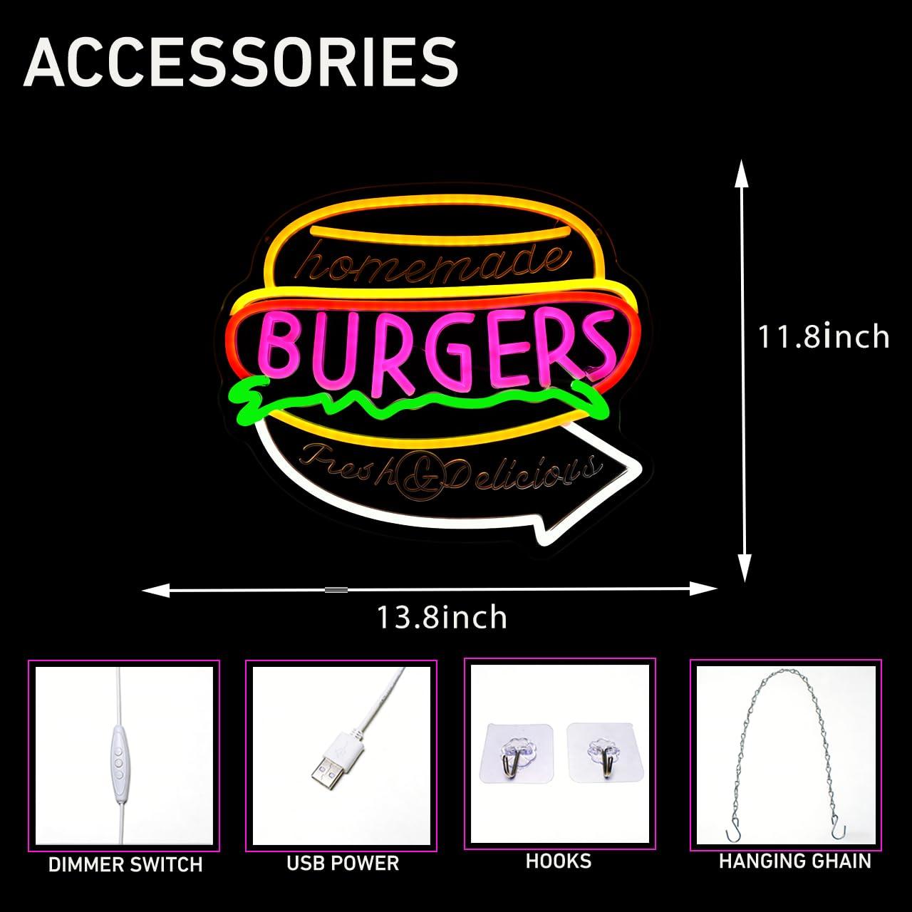 Selbstgemachte Burger Neonleuc – Homemade Food Snacks Bewertung und Preis