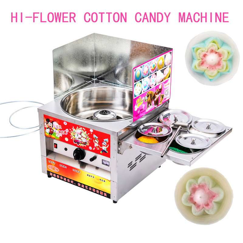 Gas-Zuckerwattemaschine, komme – Food Snacks Making Machine Bewertung und Preis