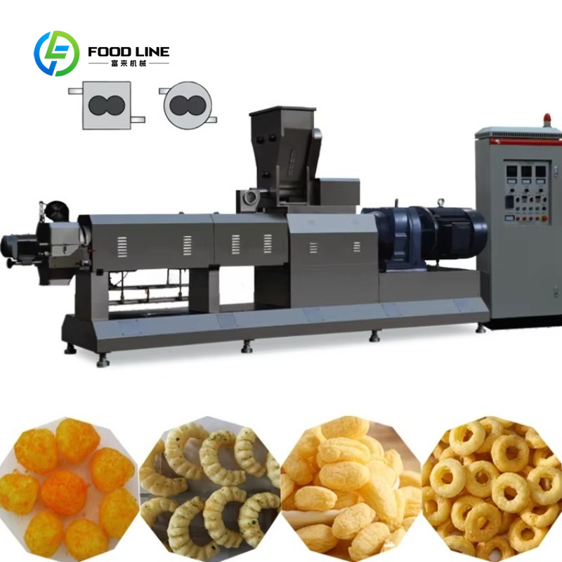 Maßgefertigte Doppelschneckene – Food Snacks Making Machine Bewertung und Preis