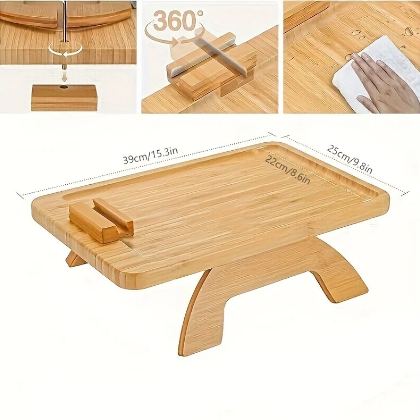 Klappbares Holz-Sofatablett mi – Food Snacks To Eat Bewertung und Preis
