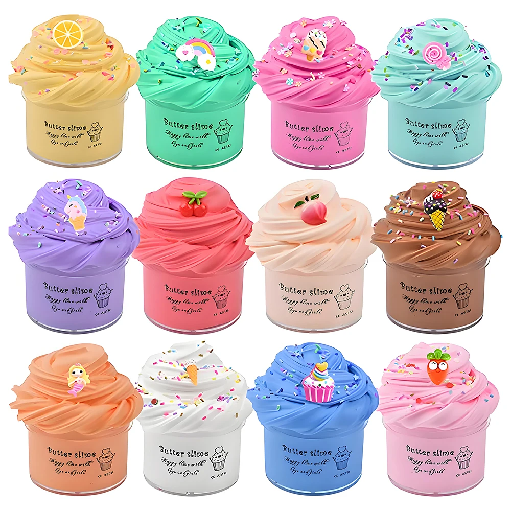 12-teiliges Butterschleim-Set, – Food Snacks To Eat Bewertung und Preis