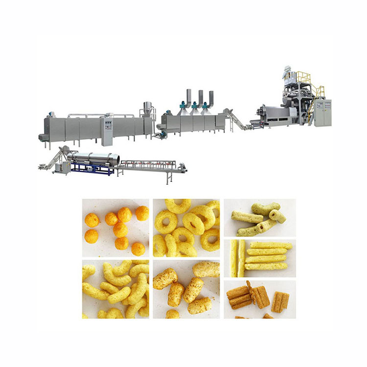 Extruder für gepuffte Mais- un – Food Snacks Making Machine Bewertung und Preis