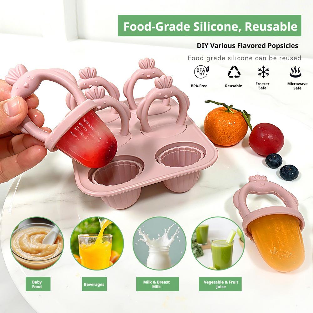 1 Set Silikon-Eisform mit Sech – Homemade Food Snacks Bewertung und Preis