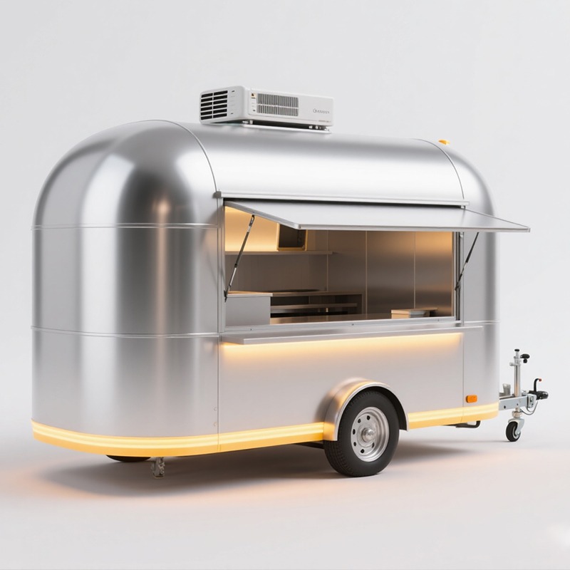 Mobiler Snack-Wagen mit Rädern – Food Snacks Easy Bewertung und Preis